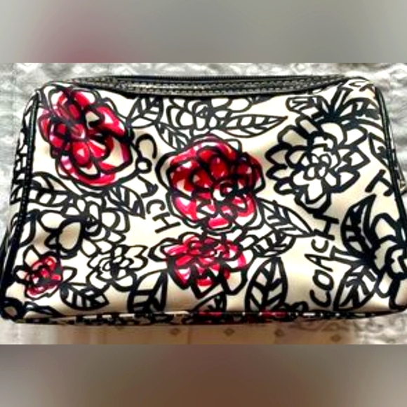 COACH POPPY Graffiti Cosmetic Bag - Picture 3 of 9